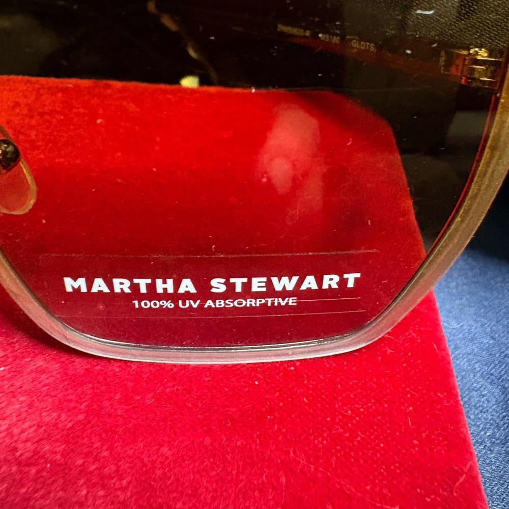 🌞Martha Stewart Sunglasses Tortoise Shell Black Amber NWT - Picture 3 of 9